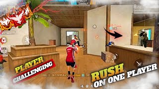 RUSH ONLY ON  ONLY ONE PRO PLAYER  || CS RANK PUSH || FREE FIRE NEW GAMEPLAY