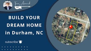 LAND for SALE in Durham NC | 2603 Vineyard | UNDER $250k