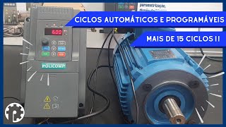 Como programar sequência de ciclos no Inversor de Frequência - Poli Aplicações