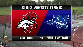 Vineland Girls Varsity Tennis vs. Williamstown | NJSIAA Round 1 | October 6th, 2023