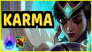 KARMA VS BRAUM SUPPORT GAMEPLAY