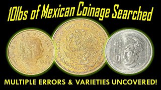 10lb Bag of Mexican Coinage Holds a TREASURE TROVE of Errors & Varieties!! #therealdeal #livecoinqa