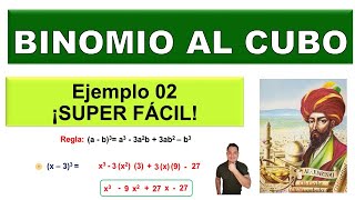 BINOMIO AL CUBO (Ejemplo 02) ¡SUPER FÁCIL!