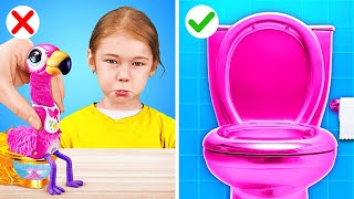 Rich Dad Vs Broke Mom! Useful Gadgets & Genius DIY for Parents by 123 GO!