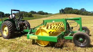 Brand New RanchWorx Aerator is Getting Put To Work! RanchWorx 12’ x 36’’ SB Pasture Aerator Demo!