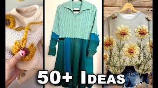 50+ Upcycled Sweaters to Inspire Your Next Project | ep 12