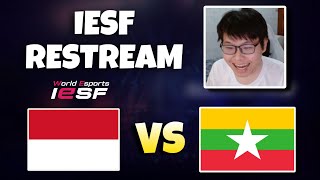 IESF MAN QUALIFIER!! INDONESIA VS MYANMAR!! 🔴