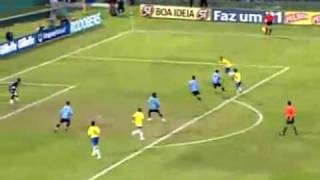 Uruguai 0 x 4 Brasil pelas eliminatórias da Copa do Mundo de 2010 os gols