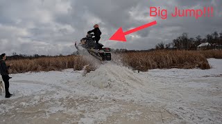 Huge Snowmobile Jump!!! | Send it Sunday