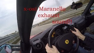 x-ost Maranello exhaust w/ valves - Ferrari F430 Scuderia