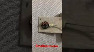 #motor #dcmotor #smallestmotor