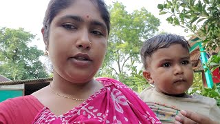 সকাল বেলায় নিলয়ের দুষ্টুমি/ bangladeshi village morning vlog/ our village life