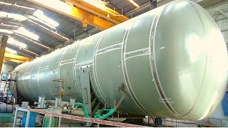 Process of Making Supersize LNG Marine Ship Fuel tanks