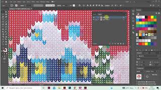 Вязаный узор в Иллюстраторе. Способ номер раз.