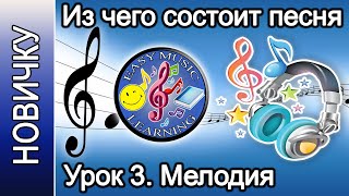 Урок 3 - Мелодия. Припев | Из чего состоит песня | Easy Music Learning