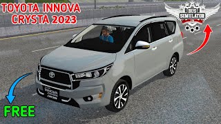 TOYOTA INNOVA CRYSTA 2023 FOR BUS SIMULATOR INDONESIA BUSSID FREE DOWNLOAD