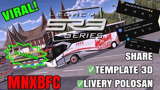 VIRAL!! SHARE TEMPLATE 3D SR3 XHD ULTIMATE HINO RK8 R260 MNXBFC DAN LIVERY POLOSAN MPM