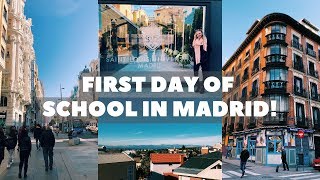 FIRST DAY OF CLASSES IN MADRID! | Saint Louis University MADRID