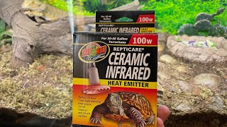 Spot Lamp vs.  Ceramic Infrared Heat Emitter For Bearded Dragon Habitat