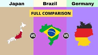 Brazil vs Germany vs Japan - Country Comparison 2022