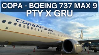 TRIP REPORT | Copa Airlines - Boeing 737 Max 9 - Panama City (PTY) to SP - Guarulhos (GRU) | Economy