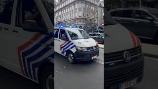 #police #polizei #brussels auf #einsatzfahrt #einsatz #blaulicht