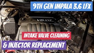 9th Gen Impala 3.6 LFX Intake Removal, Valve Cleaning, Injector Replacement, & Intake Re-install