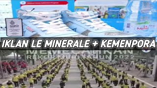 Iklan Le Minerale (versi G20) + Kemenpora (versi SKJ)