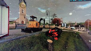 Volvo L120H on Demo/new Husqvarna mower/work at the Church |Garden Service/Lawn Care |Fs22 |Ps4