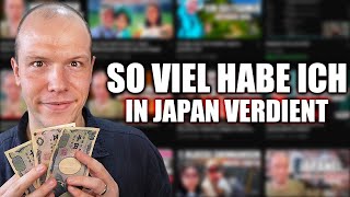 So viel habe ich in Japan in den ersten Jahren mit YouTube verdient