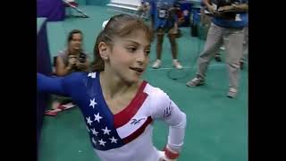 [HDp60] Dominique Moceanu (USA) Uneven Bars Team Optionals 1996 Atlanta Olympic Games