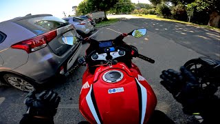 This bike will eat me alive (CBR650R first impression)