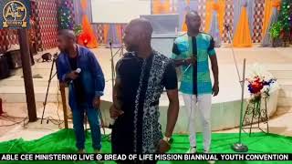 Able Cee Ministering Live @ Bread Of Life Mission (Biannual Youth Convention in Enugu.)