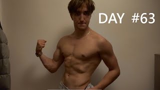 DAY 63 Natural Body Transformation : Back / Biceps / Shoulders