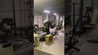 Axle rows from floor with 405lbs.