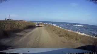 GitUp 10FPS dashcam timelapse Black Sea Coast offroad