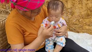 Single Mom - Full Video 60 days Building a home, Journey with his son to Overcome Difficulties