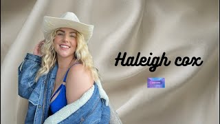 Haleigh cox biography | size exclusive model | curvy body model | wiki facts | body positivity