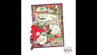 Let's Make a Christmas Tea Party in a Box with Graphic 45 Time to Flourish & Reneabouquets