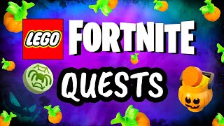 Collect "Trick“ items from Villagers LEGO Fortnite Quest