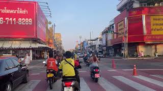 Pattaya Beach and City Centre - Driving around - 4K