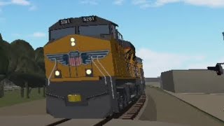 UP 5281 Leading Intermodal K5HLA Tren Mas Poderoso de Roblox