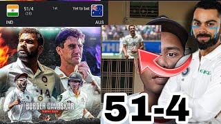 ind vs aus BGT 2024 1st session highlights | virat Rahul got out early | #youtube @RJRaunacNoPo_