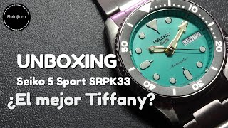 Unboxing Seiko 5 38mm Tiffany (SRPK33K1)/Reloj buceo