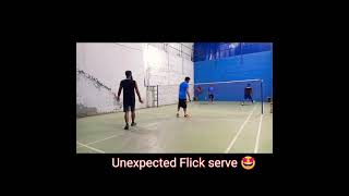 Starting With Flick Serve 🤩 | Unexpected Moments Of Badminton