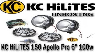 Unboxing: KC HiLiTES 150 Apollo Pro 6" 100w Lights