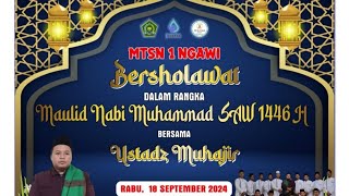 live ke 2 Nuurul musthofa madiun ustadz Muhajir (Alumni  MTsN 1 ngawi 2007) MTsN 1 ngawi Bersholawat