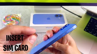 How To Insert Sim Card In iPhone 16 / iPhone 16 Plus