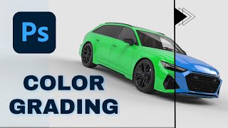 Change the car color and Color Grading in photoshop | edit car color in photoshop