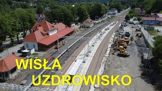 #80 Remont linii kolejowej 157 i 191 PKP w skrócie Skoczów Goleszów Ustroń Wisła